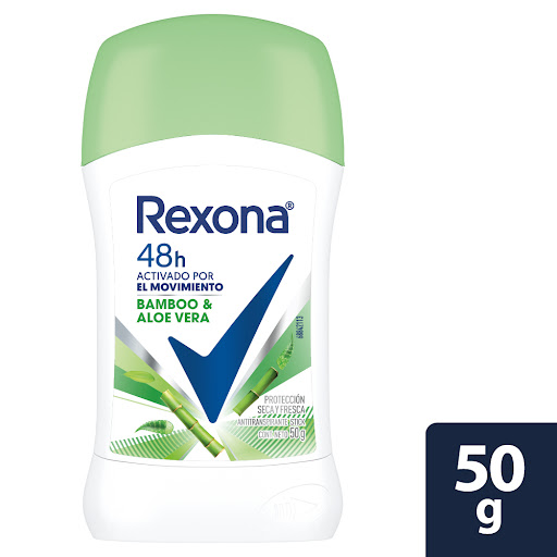 DESODORANTE EN BARRA BAMBOO ALOE MUJER X 50 GR (REXONA)