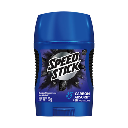 DESODORANTE EN BARRA CARBON ABSORB X 50 GR (SPEED STICK)