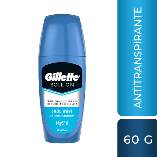 DESODORANTE EN ROLL ON COOL WAVE X 60 ML (GILLETTE)