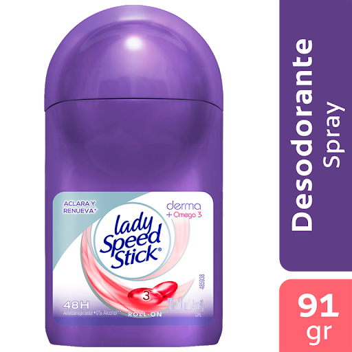 DESODORANTE EN ROLL ON DERMORENUEVA X 50 ML (LADY SPEED STICK)