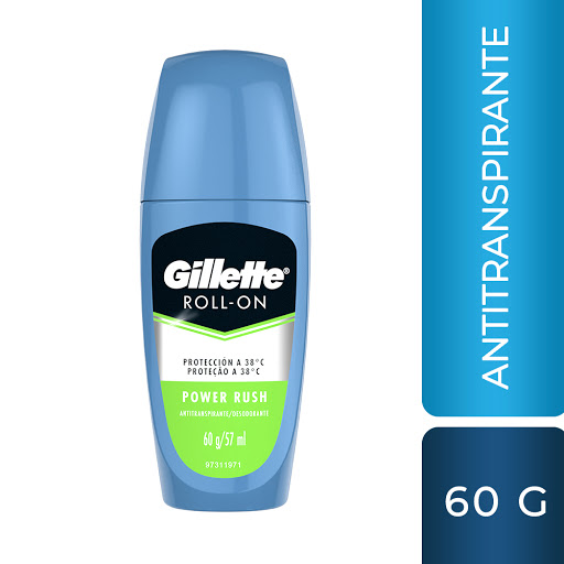 [7702018913978] DESODORANTE EN ROLL ON POWER RUSH X 60 ML (GILLETTE)