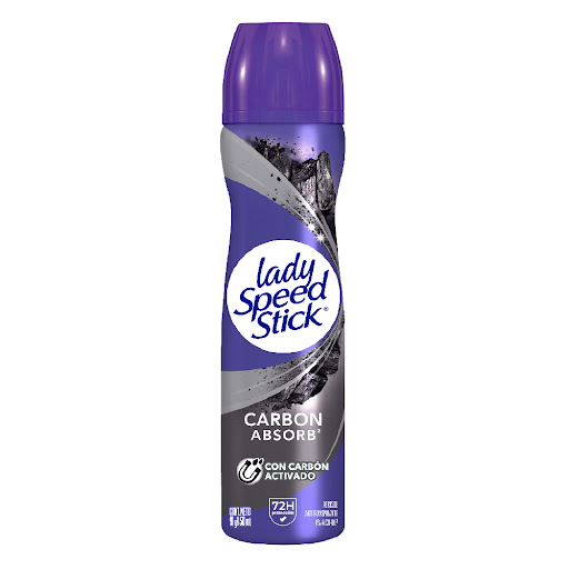 [7509546688220] DESODORANTE EN SPRAY CARBON ABSORB X 150 ML (LADY SPEED STICK)