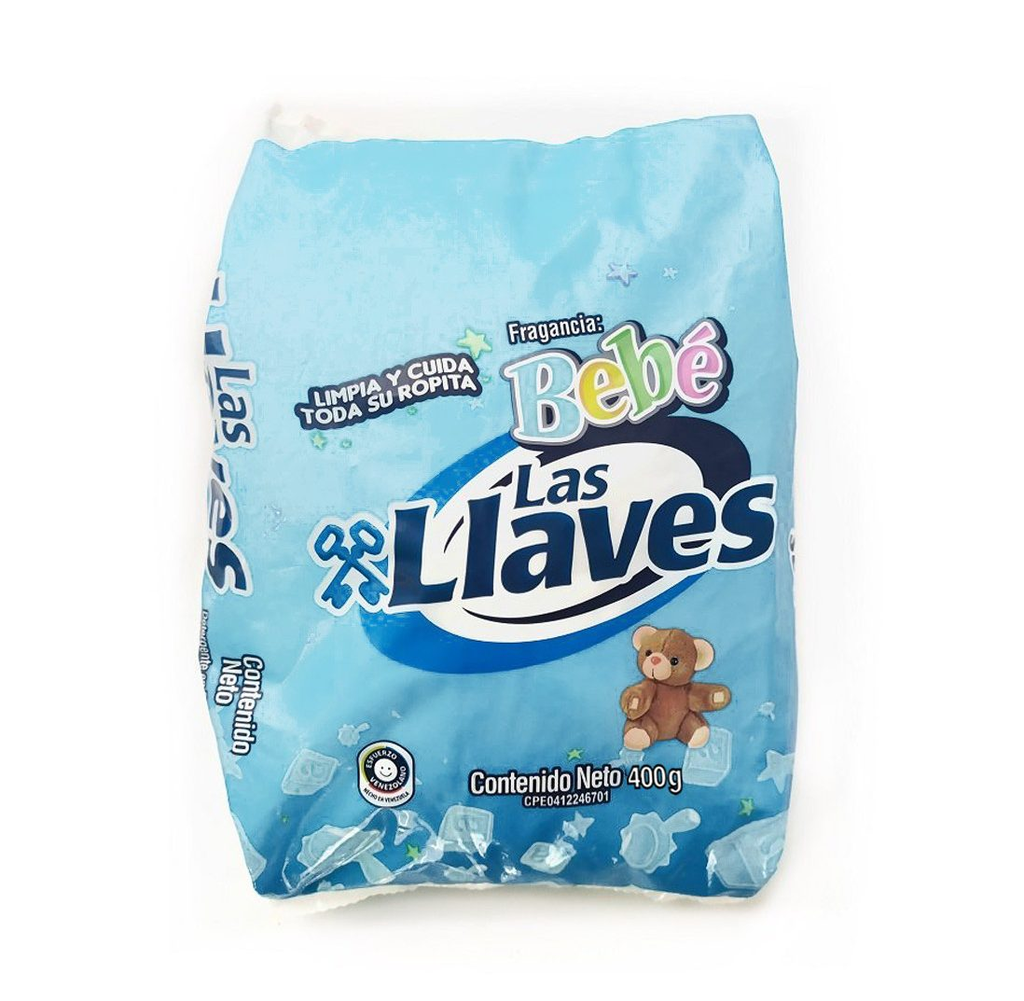 DETERGENTE EN POLVO BEBE 400GR (LAS LLAVES)