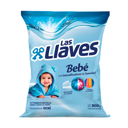 DETERGENTE EN POLVO BEBE 900GR (LAS LLAVES)