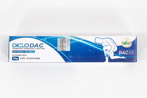 [7598578000575] DICLODAC 1,16% (DICLOFENAC DIETILAMINO) GEL 30GR. (DAC55)