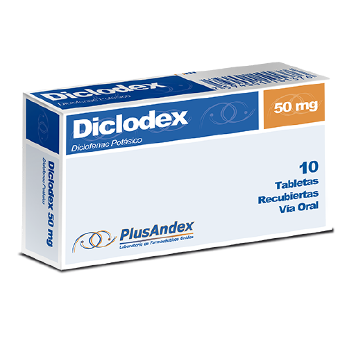 DICLODEX (DICLOFENAC POTASICO) 50MG X 10 TABLETAS (PLUSANDEX)