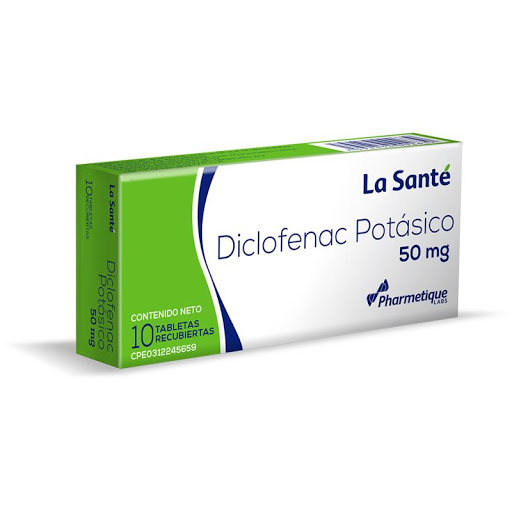 [7592454002639] DICLOFENAC POTASICO  50MG X 10 TABLETAS (LA SANTE)