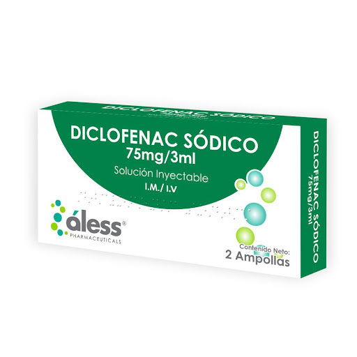 DICLOFENAC SODICO  75MG-3ML X 2 AMPOLLA (ALESS)