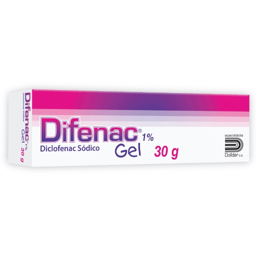 DIFENAC GEL (DICLOFENAC SODICO) 1% X 30GR (DOLLDER)