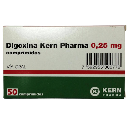 DIGOXINA  0.25MG X 50 COMPRIMIDOS (CALIER)