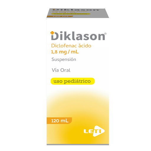 DIKLASON (DICLOFENAC POTASICO) 1.8MG/ML X 120ML (LETI)