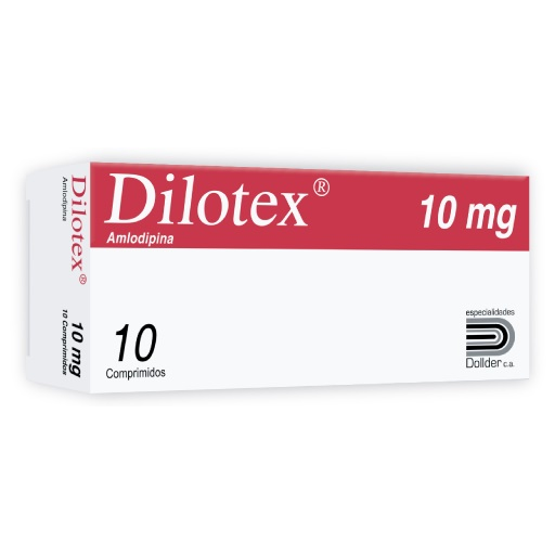 DILOTEX (AMLODIPINA) 10MG X 10 COMPRIMIDOS (DOLLDER)