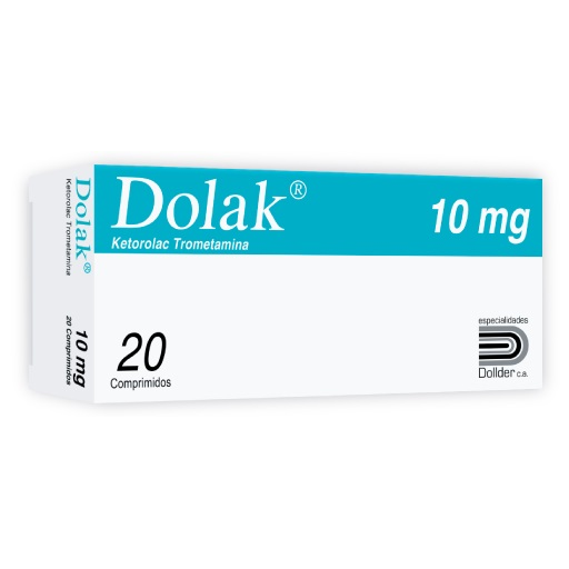 [7592803001368] DOLAK (KETOROLAC TROMETAMINA) 10MG X 20 COMPRIMIDOS (DOLLDER)
