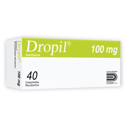 DROPIL (QUETIAPINA) 100MG X 40 COMPRIMIDOS (DOLLDER)