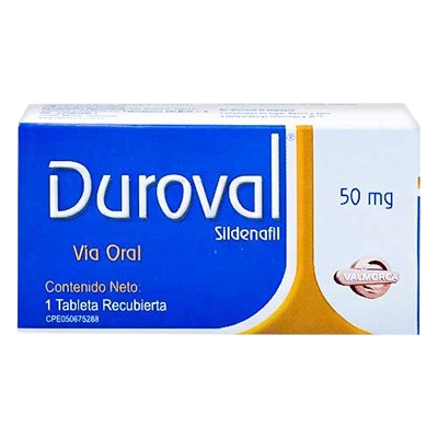 [7591020005012] DUROVAL (SILDENAFIL) 50MG X 1 TABLETA (VALMORCA)
