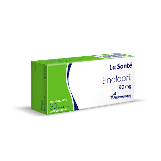 ENALAPRIL  20MG X 30 TABLETAS (LA SANTE)