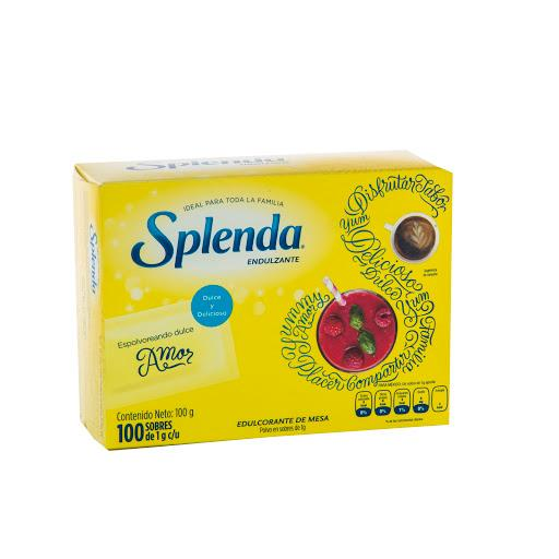 [722776020029] ENDULZANTE X 100 SOBRES (SPLENDA)