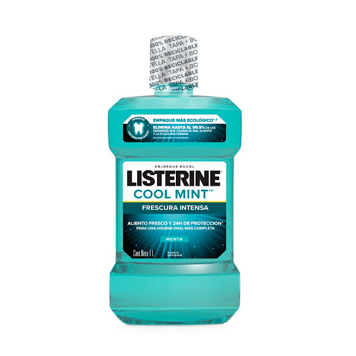 ENJUAGUE BUCAL COOL MINT  1 L(LISTERINE)