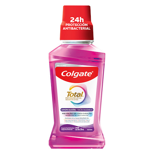 ENJUAGUE BUCAL TOTAL 12 ENCIAS REFORZADAS X 250 ML (COLGATE)