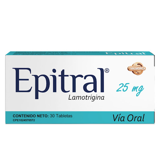 EPITRAL (LAMOTRIGINA) 25MG X 30 TABLETAS (VALMORCA)