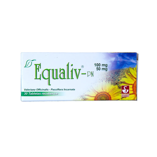 EQUALIV (VALERIANA - PASSIFLORA) 100MG-50MG X 30 TABLETAS (MEYER)