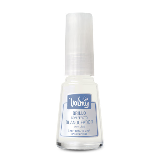 [7591949531043] ESMALTE #104 BRILLO CON ESMALTE BLANQUEADOR 14ML (VALMY)