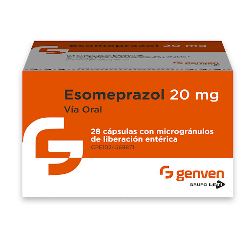 [7591585279606] ESOMEPRAZOL 20MG X 28 CAPSULAS (GENVEN)