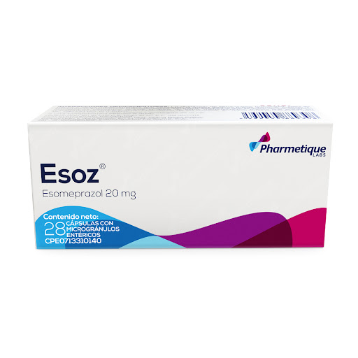 [7592454889308] ESOZ (ESOMEPRAZOL) 20MG X 28 CAPSULAS (LA SANTE)