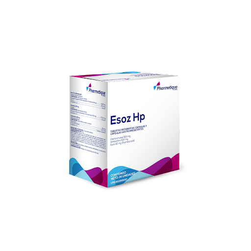 [7592454003698] ESOZ HP (ESOMEPRAZOL) X 14 TABLETAS RECUBIERTAS (PHARMETIQUE)