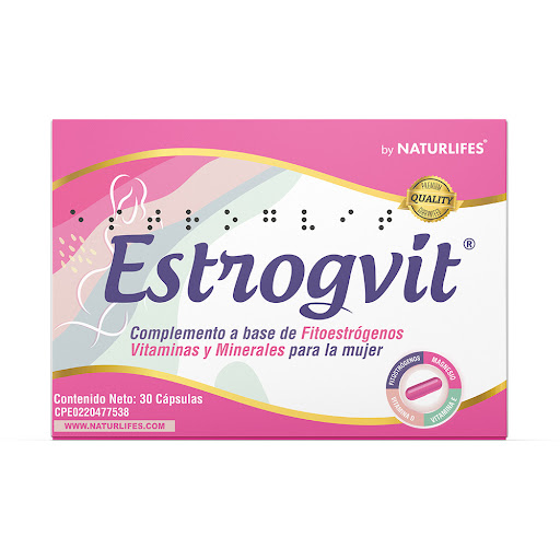 [7596526001377] ESTROGVIT (FITOESTROGENOS) X 30 CAPSULAS (NATURLIFE'S)