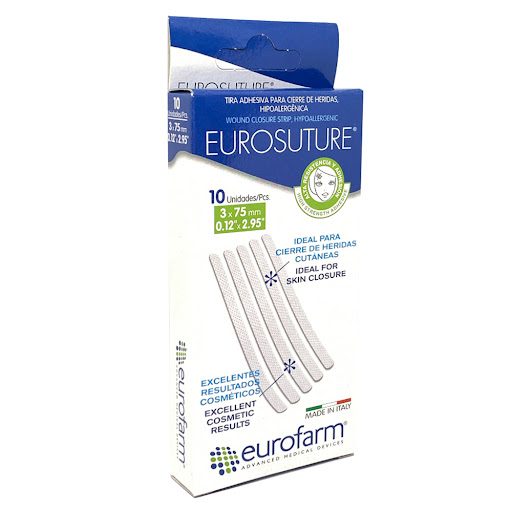 EUROSUTURE  3MM X 75MM X 10 UNIDADES (EUROCARE)