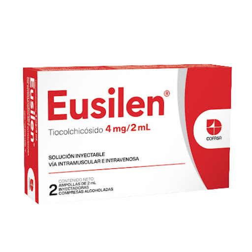 [7591818113066] EUSILEN (TIOCOLCHICOSIDO) 4MG-2ML X 2 AMPOLLAS (COFASA)