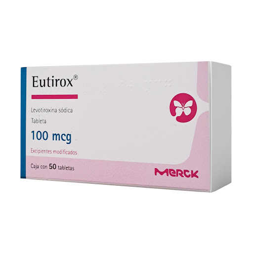 [7501298225524] EUTIROX (LEVOTIROXINA SODICA) 100MCG X 50 TABLETAS (MERCK)