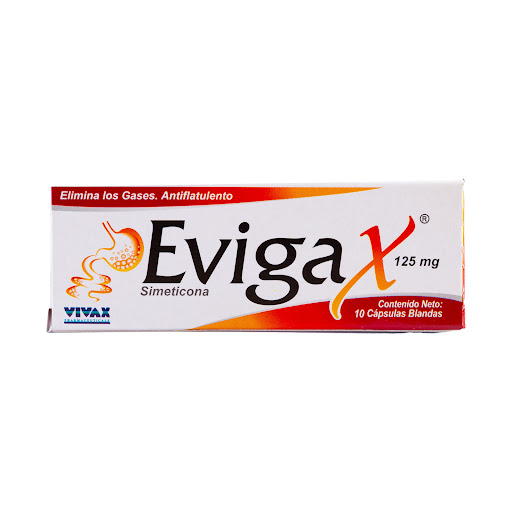 EVIGAX (SIMETICONA) 125MG X 10 CAPSULAS BLANDAS (VIVAX)