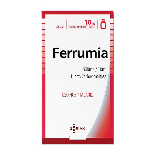 [7599112000426] FERRUMIA (HIERRO CARBOXIMALTOSA) 500 MG/10ML (ZORIAK)