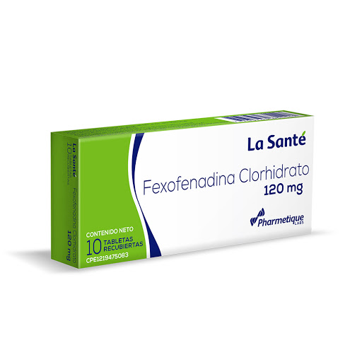 [7703763631117] FEXOFENADINA  120MG X 10 TABLETAS (LA SANTE)