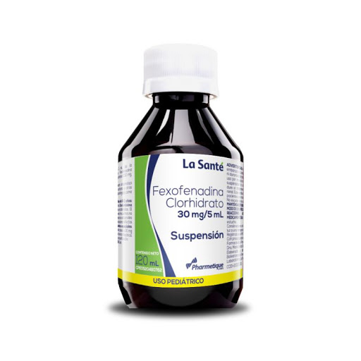 [7592454003186] FEXOFENADINA  30MG-5ML X 120ML (LA SANTE)