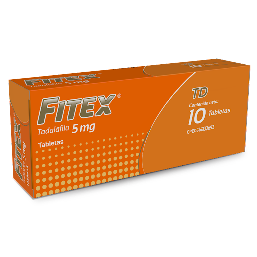 [7591821904323] FITEX (TADALAFIL) 5MG X 10 TABLETAS (FARMA)