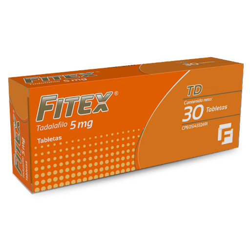 [7591821904316] FITEX (TADALAFIL) 5MG X 30 TABLETAS (FARMA)