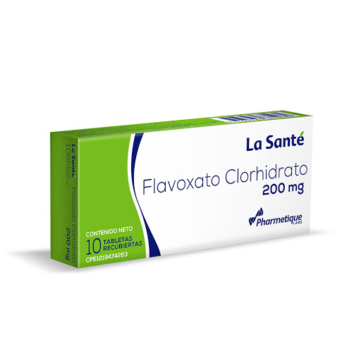 [7703763671984] FLAVOXATO CLORHIDRATO  200MG X 10 TABLETAS (LA SANTE)