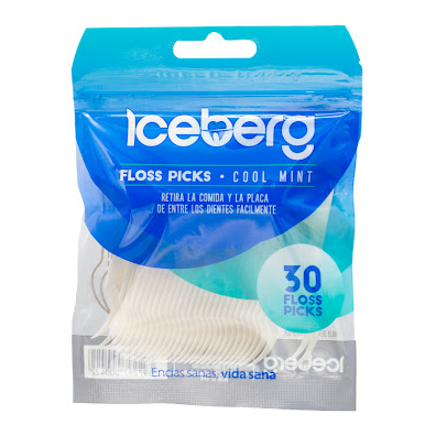 [7597297000422] FLOSS PICKS 30 UNIDADES (ICEBERG)