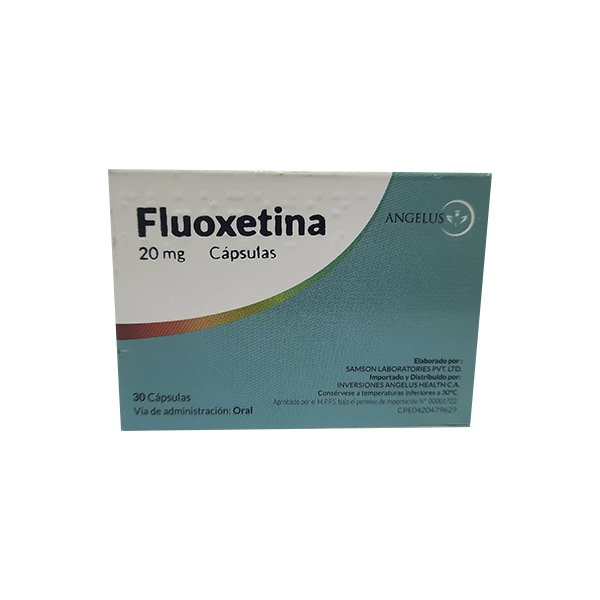 FLUOXETINA  20MG X 30 CAPSULAS (ANGELUS)