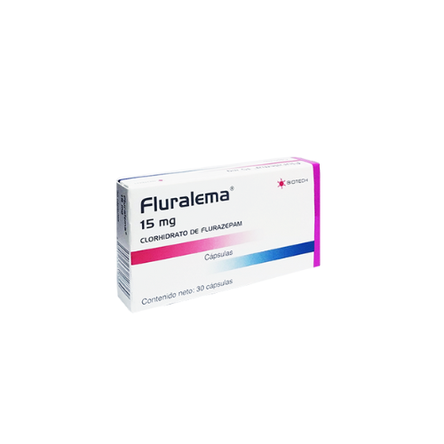 [7591243818369] FLURALEMA (FLURAZEPAM) 15MG X 30 CAPSULAS (BIOTECH)