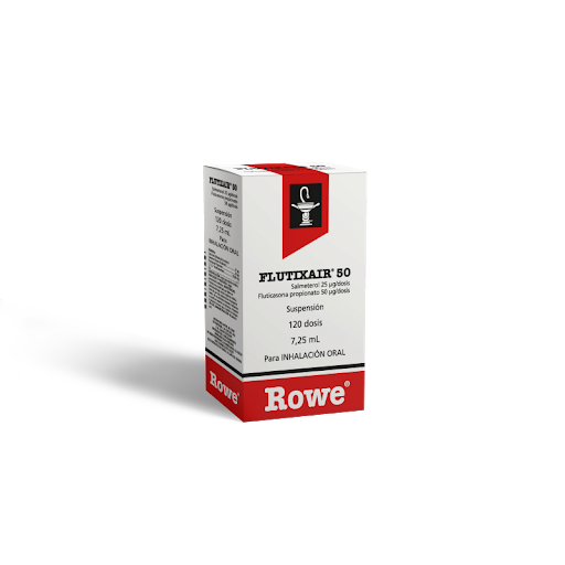FLUTIXAIR (SALMETEROL - FLUTICASONA) 25MMCG-50MCG-7.25ML X 120 DOSIS (MEGALABS)