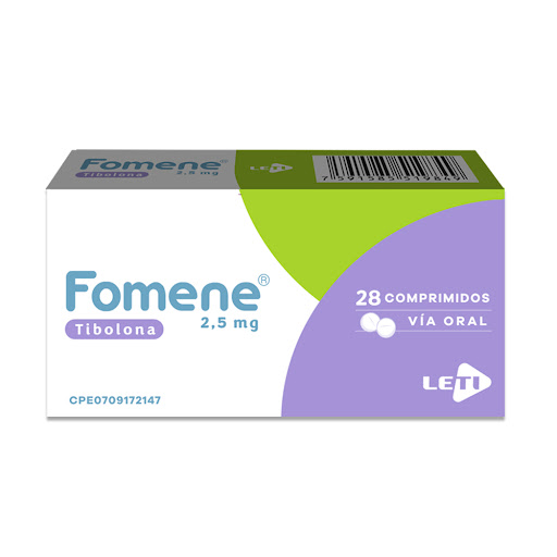 FOMENE (TIBOLONA) 2,5MG X 28 COMPRIMIDOS (LETI)
