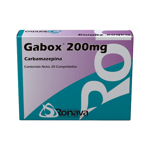 GABOX (CARBAMAZEPINA) 200MG X 20 COMPRIMIDOS (RONAVA)