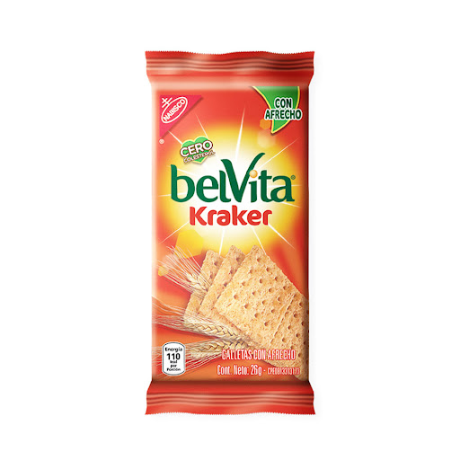 GALLETAS KRAKER CON AFRECHO 9 UNIDADES X 234 GR (BELVITA)