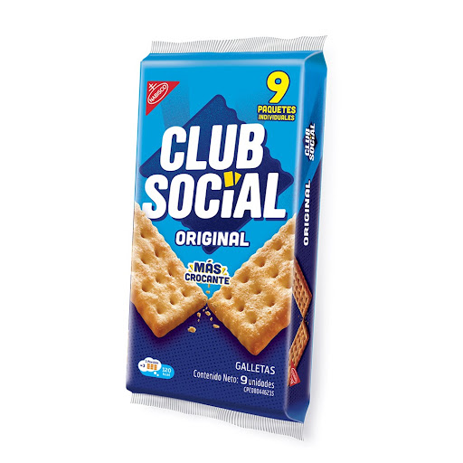 GALLETAS ORIGINAL X 9 UNIDADES 234 GR (CLUB SOCIAL)
