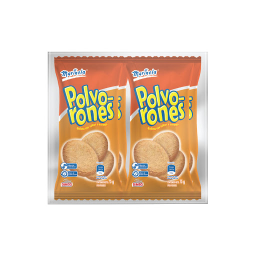 [7591133000331] GALLETAS POLVORONES MARINELA DE 4 UNIDADES 75GR (MARINELA)
