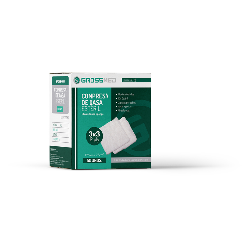 GASA ESTERIL 3 X 3 X 2 UNIDADES (MEDISOLUTIONS)